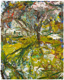 Cascading, 2010, oil/canvas, 24x24&rdquo;